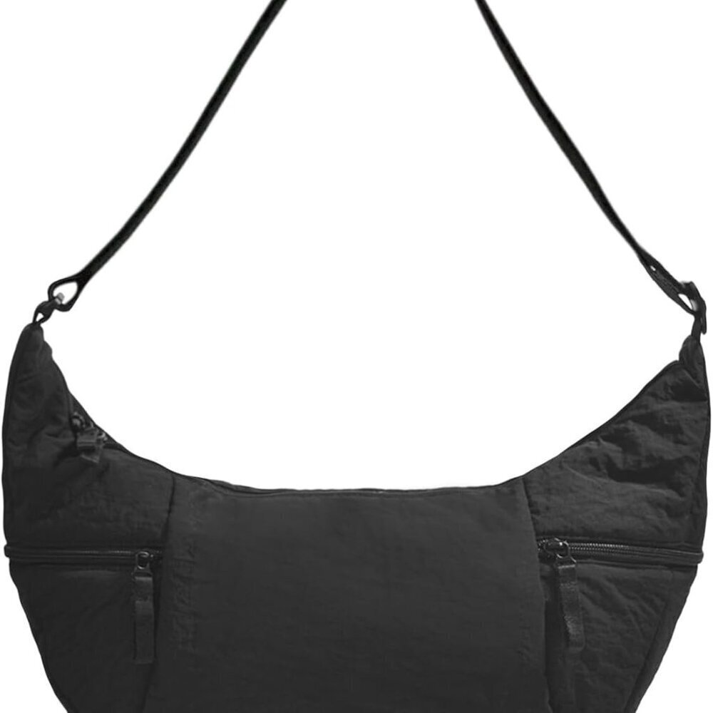Lightweight Nylon Crossbody Bag for Women Adjustable Strap Everyday Carry
